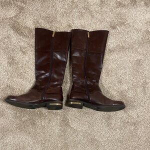 Vince Camuto Brown Lace Up Boots
